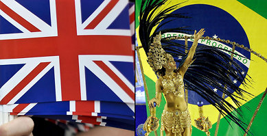 Brasil er større enn Storbritannia